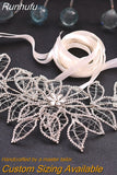 SH256-S Bridal Belt Rhinestone Wedding Dress Belt Crystal Bridal Waistband Handmade Woman Party Sash with Ribbon