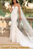 Sexy Mermaid Wedding Dress 2023 Sleeveless Custom Made Bridal Gown Sweetheart Court Train Robe De Mariée Bride Dresses