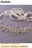 SH237-G Golden Bridal Belt with Rhinestone Fashion Bead Belt Thin Sash Belt Western Belts Wedding Applique Sash Belt