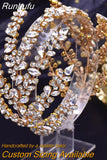 HP518 Bridal Tiara Wedding Hair Accessories Headpiece Woman Headband Pageant Jewelry Bride Headdress Hair Ornaments