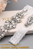Wedding Garter Rhinestone Sexy Garters Women/Female/Bride Thigh Ring Bridal Lace Leg Ring Loop Bride Keepsake THS464