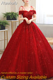 Off The Shoulder Quinceanera Dresses Shining Beading Ball Gown Prom Dress Plus Size Pink Quinceanera Dresses