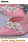 HX39 2pcs Rhinestones High Heel Buckle Decoration Women Bride Shoes Clips Charm Wedding Shoes Buckle Shoe Crystal Clip