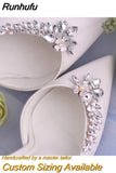 HX39 2pcs Rhinestones High Heel Buckle Decoration Women Bride Shoes Clips Charm Wedding Shoes Buckle Shoe Crystal Clip