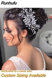 HP277 Bride Wedding Hair Accessories Rhinestone Headband Bridal Headpiece Hair Ornament for Women Hair Jewelry Headwear