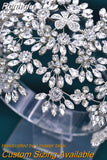 HP376 Fashion Bridal Hair Accessories Crystal Headpiece For Women Tiara Wedding Crown Eew Set Rhinestone Bride Headband