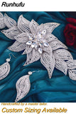 HP455 Wedding Headpiece Crystal Flower Bridal Hair Accessories Bride Headwear Pageant Crown Women Hair Ornament Jewelry