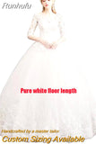 Sleeve Wedding Dresses 2023 New Luxury Lace Embroidery Ball Gown Wedding Dress Can Custom Made Vestido De Noiva