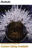 HP399 Vintage Bridal Crown And Tiara Shining Crystal Wedding Headband Bridal Hair Accessories Luxury Wedding Jewelry