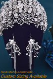 HP240 Bridal Crown Wedding Tiara and Headdress Hair Accessories Luxury Bride Headpiece Pageant Headband Hair Jewelry