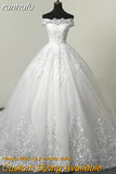 Vedio Luxury Lace Applique Plus Size Wedding Dress Embroidery 2023 New Long Train Sweetheart Bride Gown Vestidos De Noiva