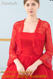 Bolero Women Wedding Accessories Mariage Bride Jacket 3/4 Flared Sleeves Chaquetas De Mujer Para Shawl Novia Cape Elegant