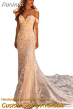 Luxury Mermaid Backless Wedding Gowns for Bride Sweetheart Off Shoulder Sleeve Bride Wedding Dresses Court Train 2023