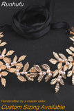 SH353 Sparkly Skinny Belt Gold Leaf Wedding Belt with Pearls Womens Formal Belts Wedding Waist Belt Jeweled Dress Belt