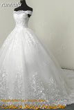Vedio Luxury Lace Applique Plus Size Wedding Dress Embroidery 2023 New Long Train Sweetheart Bride Gown Vestidos De Noiva