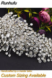 Luxury Headpiece for Bride Rhinestone Crown Wedding Tiaras Bridal Hair Accessories Women Tiara Pageant Headband HP385