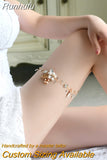 Wedding Garter Rhinestone Sexy Garters Women/Female/Bride Thigh Ring Bridal Lace Leg Ring Loop Bride Keepsake THS464
