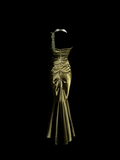 Vintage Mermaid One Shoulder Green Satin Long Evening Party Gowns Evening Formal Dresses Prom Dress HZ1214