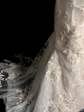 Vintage Wedding Dress Mermaid Spaghetti Straps Lace White Long Boho Wedding Dresses Retro 1970s Bridal Gowns HZ1214