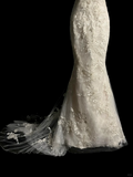Vintage Wedding Dress Mermaid Spaghetti Straps Lace White Long Boho Wedding Dresses Retro 1970s Bridal Gowns HZ1214