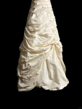 Vintage Wedding Dress Mermaid Sweetheart Ivory Long Wedding Dresses Retro 1970s Bridal Gowns HZ1214