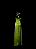 Retro Sheath Halter Green 20th Birthday Dress Long Prom Dress Birthday Outfits For Women HZ1214