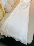 Sexy Sheath One Shoulder Pink Satin Prom Dresses Formal Summer Wedding Guest Dresses Wedding Guest Outfits HZ1214