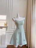 Sexy A line Spaghetti Straps Sage Green Satin Short Homecoming Dress Summer Hoco Dresses Cocktail Dress Birthday Outfits HZ1214