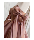 Sexy A line Spaghetti Straps Satin Corset Short Homecoming Dress Summer Hoco Dresses Cocktail Dress Birthday Outfits HZ1214