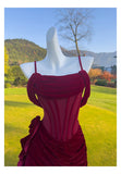 Sexy Sheath Spaghetti Straps Burgundy Short Homecoming Dresses Summer Hoco Dresses Cocktail Dress Birthday Outfits HZ1214