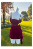 Sexy Sheath Spaghetti Straps Burgundy Short Homecoming Dresses Summer Hoco Dresses Cocktail Dress Birthday Outfits HZ1214