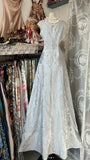Simple A-Line Satin Long Prom Dress HZ1108