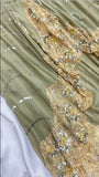 Green Bodycon Dress Beautiful Spaghetti Straps Chiffon Sequin Long Prom Dress Evening Dress HZ1108