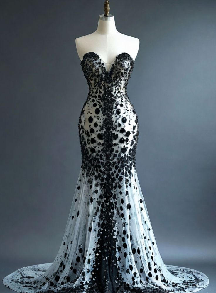 Glam Sweetheart Mermaid Tulle Prom Dress Stylish Evening Dress HZ1108