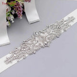 S26 Silver Bridesmaids Belt Bridal Belts and Sashes Womens Rhinestone Belts for Black Formal Dresses Wedding Dress Belt