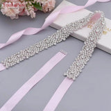 S28B Wedding Dress Belt Rhinestones Bridal Belt Diamond Wedding Dress Belt Crystal Wedding Sash for Wedding Dress