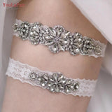 Wedding Garter Rhinestone Sexy Garters Women/Female/Bride Thigh Ring Bridal Lace Leg Ring Loop Bride Keepsake THS464