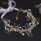 HP233 Crystal Wedding Hair Accessories Rhinestone Headband Flower Girl Hair Pieces Women Tiara Bridal Hair Jewelry