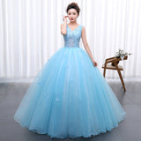 &amp; M Novias Real Video Prinses Blauw Nieuwe Trouwjurk 2023 Doubl Schouders Voor Party Chorus Host Fijnstraal Bittere stage Studio