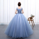 with Crystal Color Yarn Girls Wedding Dress 2023 New Fashion Flowers Female Art Exam Gowns Part Dress Vestidos De Novia