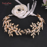 SH353 Sparkly Skinny Belt Gold Leaf Wedding Belt with Pearls Womens Formal Belts Wedding Waist Belt Jeweled Dress Belt
