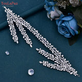 HP496 Shiny Wedding Hair Accessories Jewelry Bridal Tiara Woman Headband Rhinestone Headpiece for Pageant Headdresses