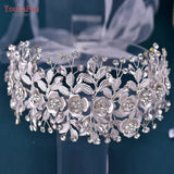SH349 Elegant Wedding Dresses Belt Alloy Flower Crystal Belts for Bride Women Waistband Jewel Accessories Bridal Sashes