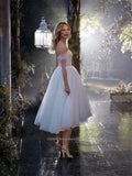 Sweetheart Wedding Dress Off The Shoulder Short Sleeve A-Line Princess Prom Party Gowns Vestido De Novia For Women