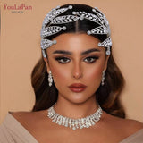 HP501 Bridal Hair Accessories Rhinestone Headband for Wedding Head Jewelry Bride Headwear Pageant Diadem Headpiece