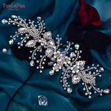 HP453 Trendy Bridal Headband Wedding Crown Hair Accessories Bride Hair Ornaments Crystal Headdress Prom Tiara for Women