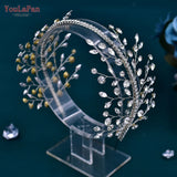 Headband for Girls Woman Hair Hoop Wedding Hair Accessories Handmade Bride Headwear Bridesmaid Bridal Headdress HP534
