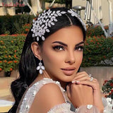 HP518 Bridal Tiara Wedding Hair Accessories Headpiece Woman Headband Pageant Jewelry Bride Headdress Hair Ornaments