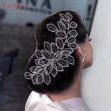 Hollow Leaf Headband for Woman Rhinestone Bridal Headpiece Wedding Hair Accessories Bridesmaid Bride Headdress HP256A
