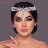 Crystal Forehead Headband for Women Brides Headpiece Party Wedding Hair Accessories Jewelry Bridal Headdress HP529